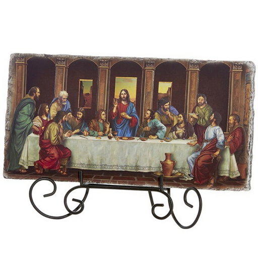 10.5" The Last Supper Tile Plaque