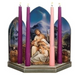 10"H Nativity Advent Holy Family Candle Holder