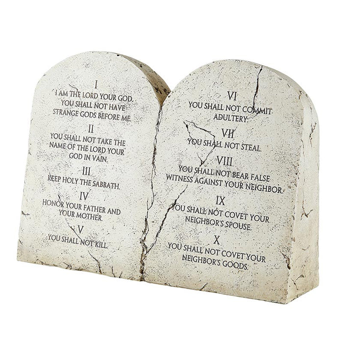 12" H Ten Commandments Statue