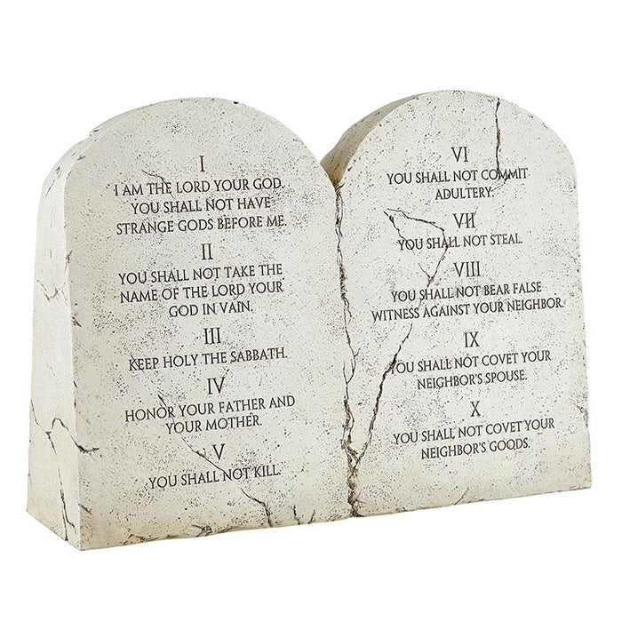 12" H Ten Commandments Statue