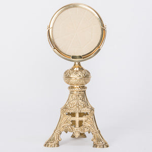 13" Tall Monstrance with Triangular Base