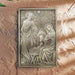 13" H Nativity Garden Plaque