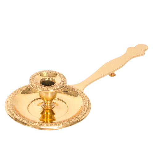 14 Gold Plated Bishop Bugia, Candle Holder