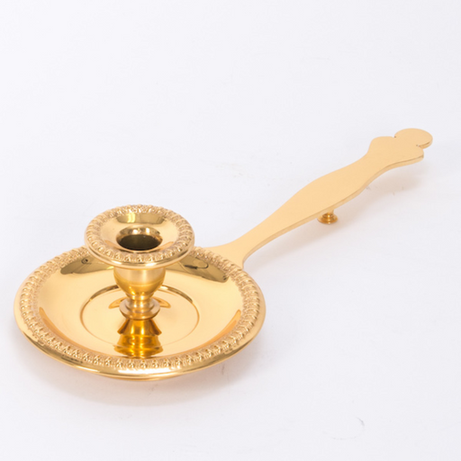 14 Gold Plated Bishop Bugia, Candle Holder