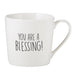 14oz Porcelain You are a Blessing Cafe Mug - 2 Pieces Per Package