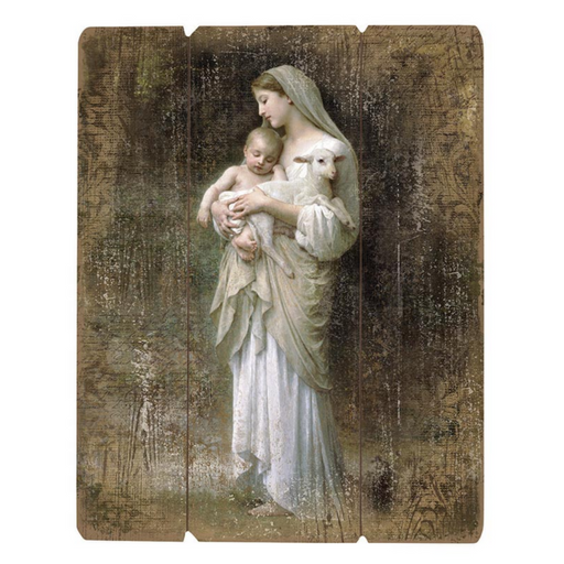 15" H Bouguereau Innocence Pallet Sign