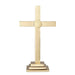 18"H Classic Altar Cross with Round IHS Emblem