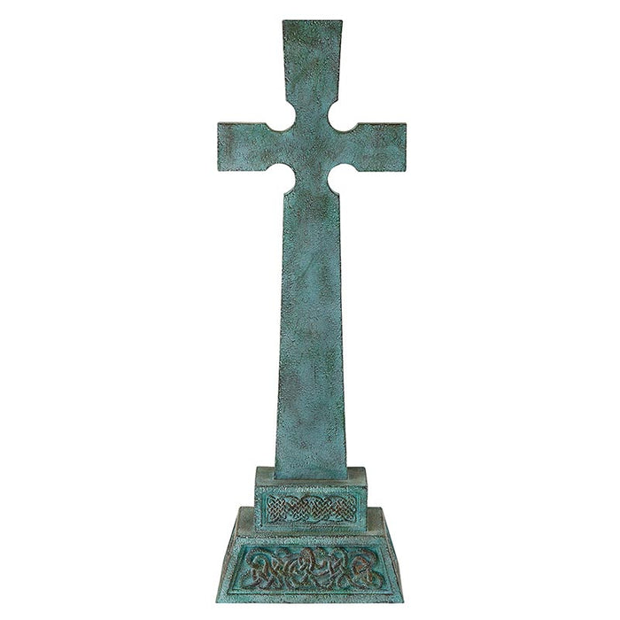 25" H Irish Blessing Cross Garden Statue