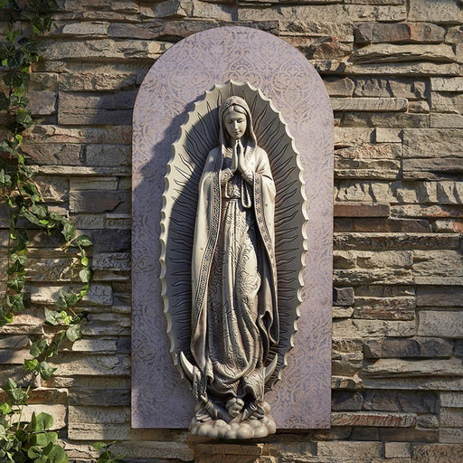 30" Our Lady Of Guadalupe Garden Wall Plaque