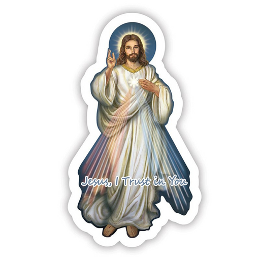 4.5" H Divine Mercy Auto Magnet - 24 Pieces Per Package