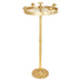 48" H Polished Brass Siena Series Floor Advent Wreath