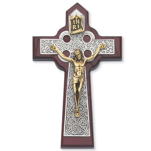 5.75" Cherry Celtic Crucifix