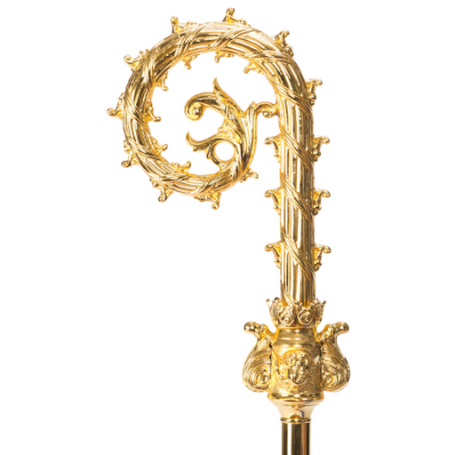 69" Gold Bishop Crosier Bishop Regalia