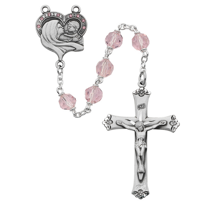 7mm Tincut Rose Rosary