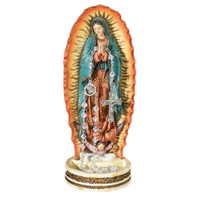 8" Our Lady of Guadalupe Rosary Holder