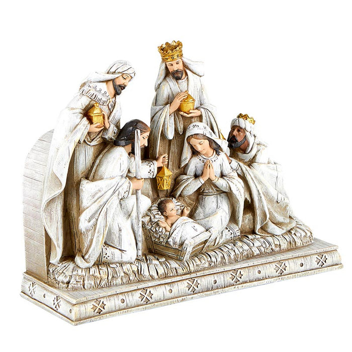 8" Nativity Advent Candle Holder