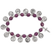 8mm Purple Stations of the Cross Bracelet