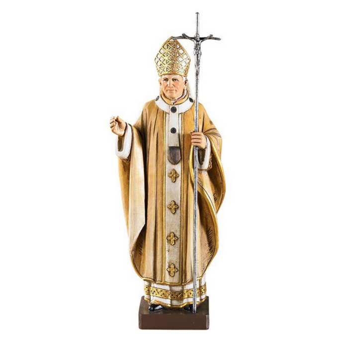 9" H Saint John Paul II Statue