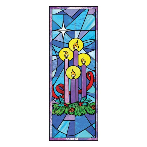 63" H Advent Celebration Candles Banner