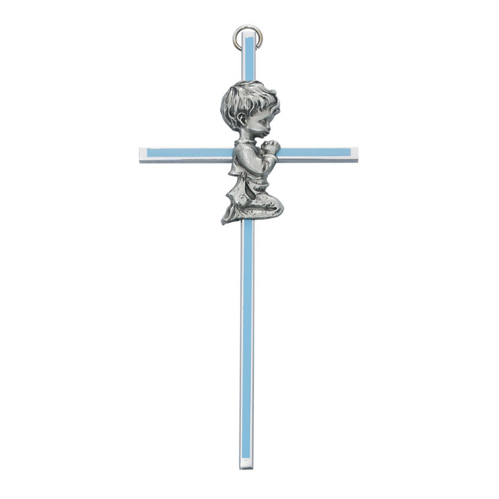 Aluminum Blue Cross - Boy