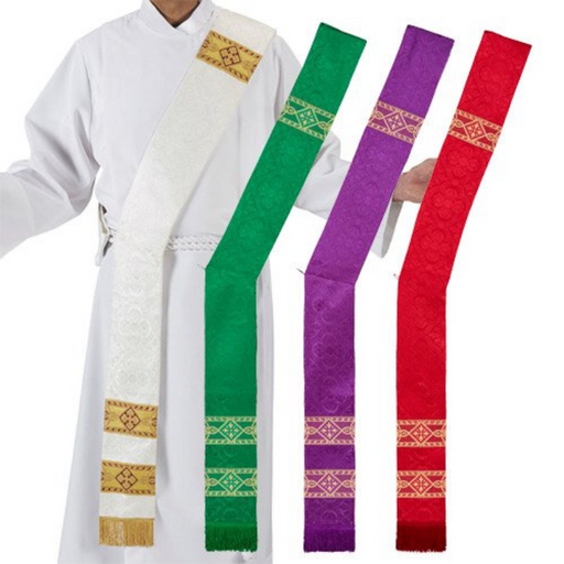 Avignon Collection Deacon Stole - Set of 4 Church Supply Church Apparels Stoles Overlay Stoles