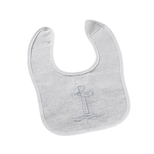 Baptismal Bib with Cross Baptism Gift Ideas Gifts for Baby Baby Shower gifts