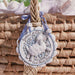 Baptized In Christ Crib Medal Blue