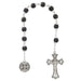 Black One Decade Rosary - Pompeii Collection