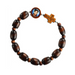 Blessed Carlo Acutis Dark Brown Wood Bracelet