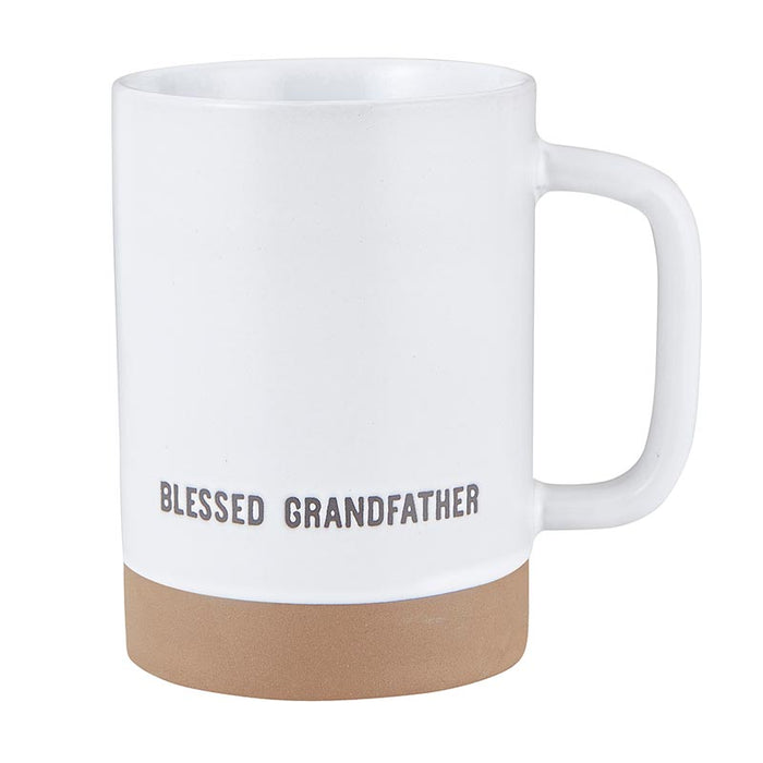 Blessed Grandfather Mug With A Prayer For You Cross And Card- Father's Day Gift Set