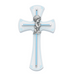 Blue Bless This Child Boy White Cross