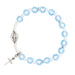 Blue Love Bracelet With Miraculous Medal