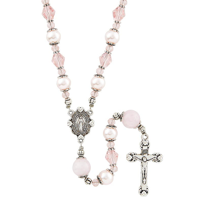 Blush Rosary - Amore Mio Collection