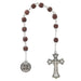 Brown One Decade Rosary - Pompeii Collection