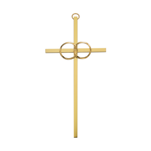 Cana Gold Wedding Cross - 10"