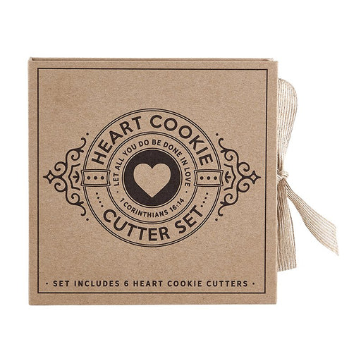 Cardboard Cookie Cutter Set - Heart Shaped