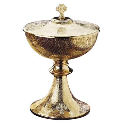 Celtic Cross Ciborium with Cover