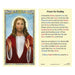 Laminated Holy Card - Christ Blessing - 25 Pcs. Per Package