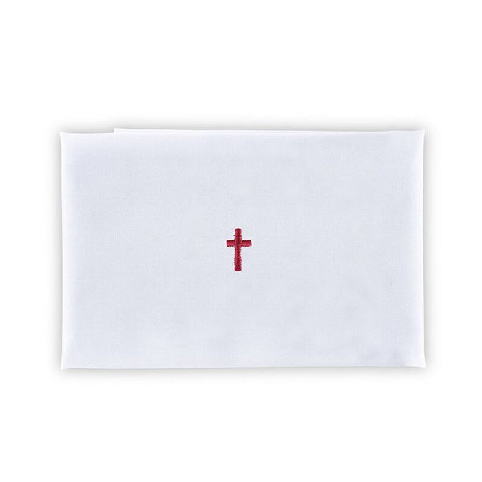 Cotton Embroidered Cross Purificator - 12 Pieces Per Package