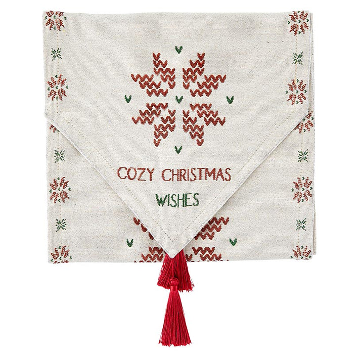 Cozy Christmas Wishes Table Runner