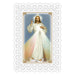 Divine Mercy Chaplet Lace Holy Card