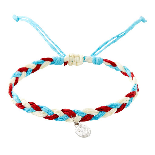 Divine Mercy Colorful Braided Bracelet