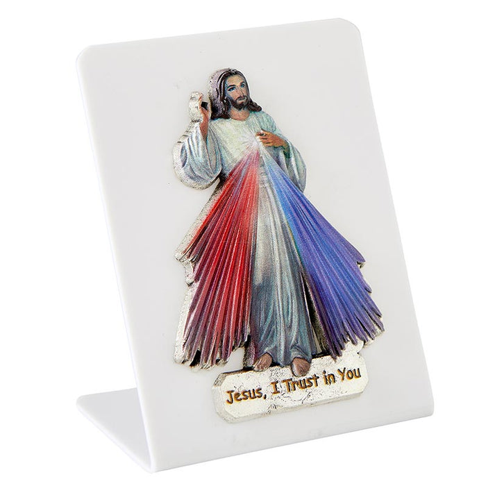 Divine Mercy Desk Plaque - 2 Pieces Per Package