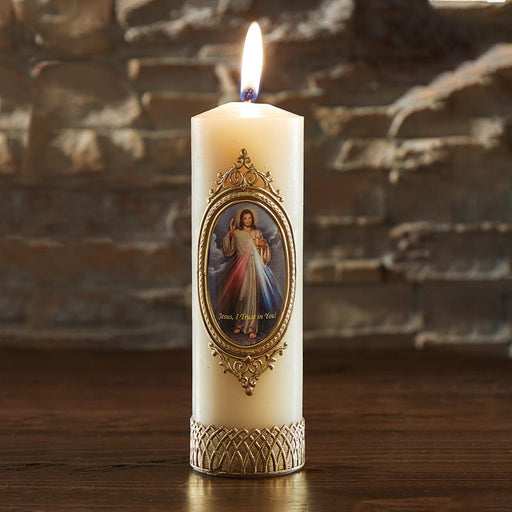 Divine Mercy Devotional Candle