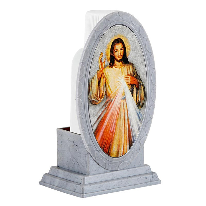 Divine Mercy Holy Water Bottle with Holder