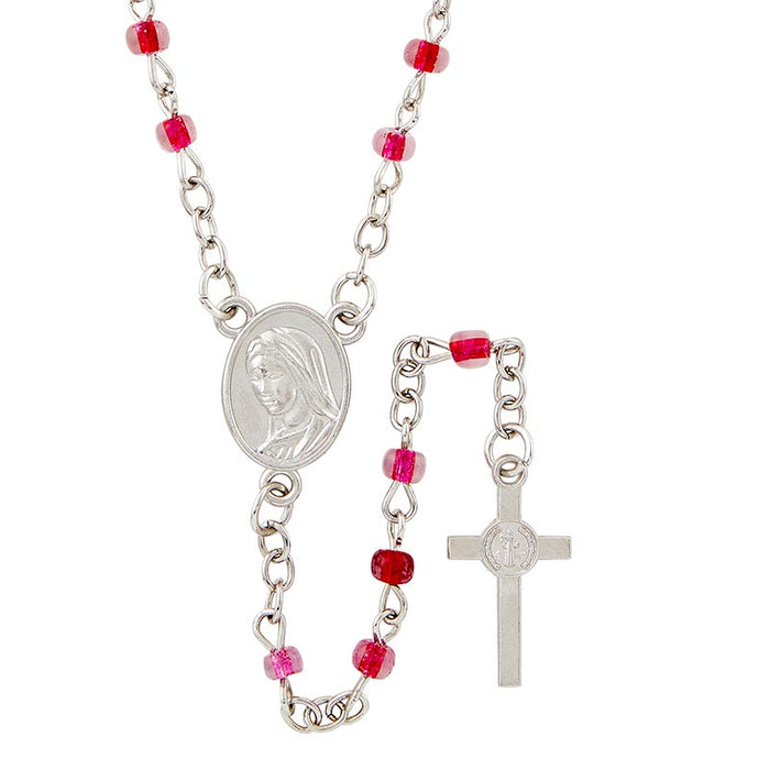 Divine Mercy Rosary With Window Card