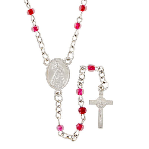 Divine Mercy Rosary With Window Card