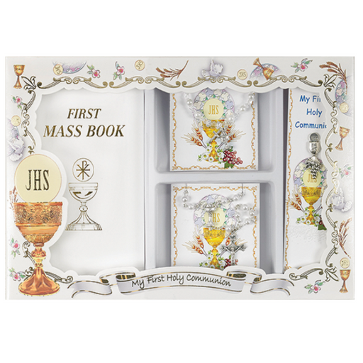 First Communion Gift Set 4 Piece Girl Border