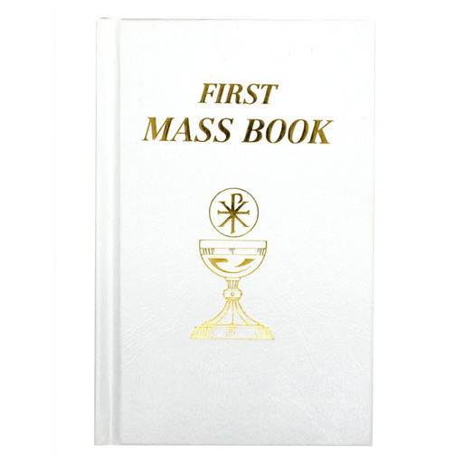 First Mass Book - White - Imitation Leather