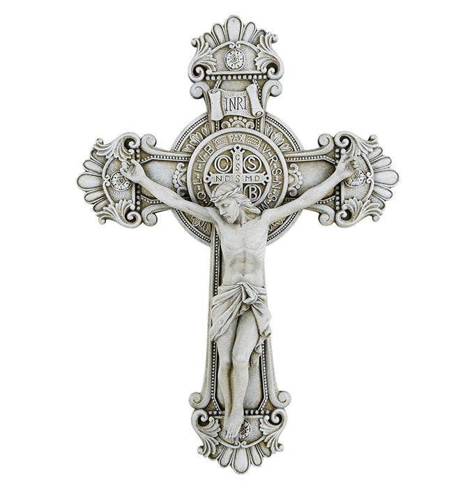 St. Benedict Stone Crucifix